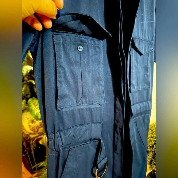 H&M navy shortsleeved dress size 2 - Picture 5 of 11